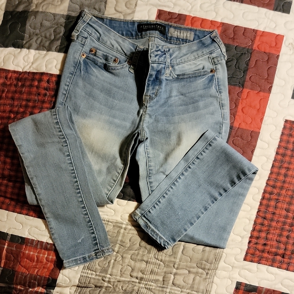 Aeropostale Blue Skinny Jeans Classic Fit